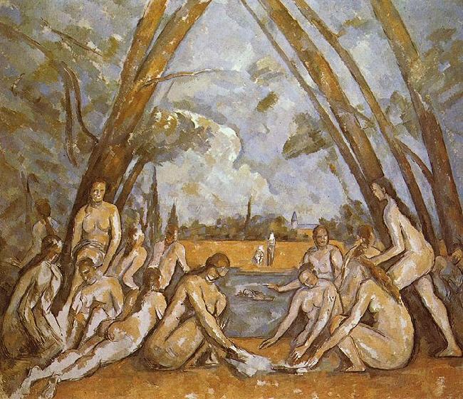 Paul Cezanne Badende Spain oil painting art